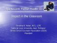 Adolescent Mental Health Struggles Impact in the Classroom PowerPoint PPT Presentation