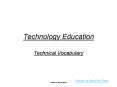 Technology Education PowerPoint PPT Presentation
