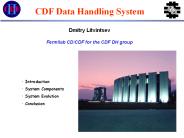 CDF Data Handling System