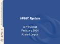 APNIC Update PowerPoint PPT Presentation