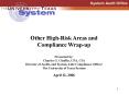 Other HighRisk Areas and Compliance Wrapup PowerPoint PPT Presentation
