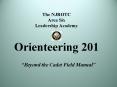 The NJROTC Area Six Leadership Academy Orienteering 201 PowerPoint PPT Presentation