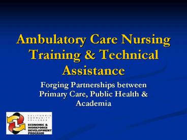 Ambulatory Care Nursing Training