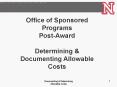Office of Sponsored Programs PowerPoint PPT Presentation