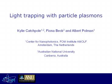 presentation player overlay