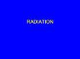 RADIATION PowerPoint PPT Presentation