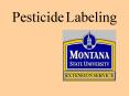 Pesticide Labeling PowerPoint PPT Presentation