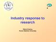Industry response to research PowerPoint PPT Presentation