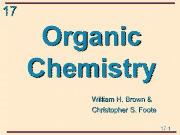Organic Chemistry