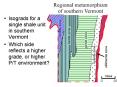 Isograds for a single shale unit in southern Vermont PowerPoint PPT Presentation
