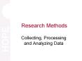 Research Methods PowerPoint PPT Presentation