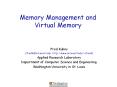 Memory Management and Virtual Memory PowerPoint PPT Presentation