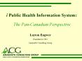 i Public Health Information System: PowerPoint PPT Presentation