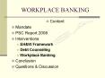 WORKPLACE BANKING PowerPoint PPT Presentation