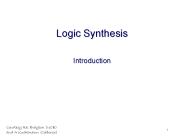 Logic Synthesis