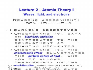 ENGR 145: Chemistry of Materials
