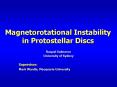 Magnetorotational Instability in Protostellar Discs PowerPoint PPT Presentation