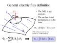 General electric flux definition PowerPoint PPT Presentation