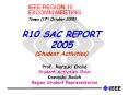R10 SAC REPORT 2005 (Student Activities) PowerPoint PPT Presentation