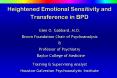 Heightened Emotional Sensitivity and Transference in BPD PowerPoint PPT Presentation