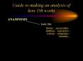 Guide to making an analysis of how DB works PowerPoint PPT Presentation