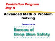 Ventilation Program Day II