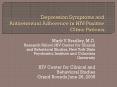 Depression Symptoms and Antiretroviral Adherence in HIVPositive Clinic Patients PowerPoint PPT Presentation