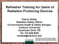 Radiation Safety Training for Users PowerPoint PPT Presentation