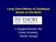 Long Term Effects of Childhood Abuse on the Brain PowerPoint PPT Presentation
