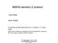MERIS aerosol L2 product PowerPoint PPT Presentation