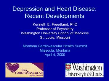 Depression and Heart Disease: Recent Developments