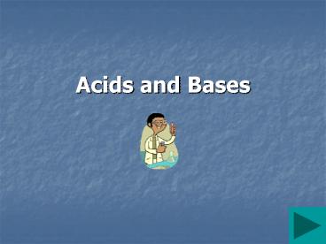 Acids and Bases