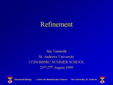 The University, St' Andrews