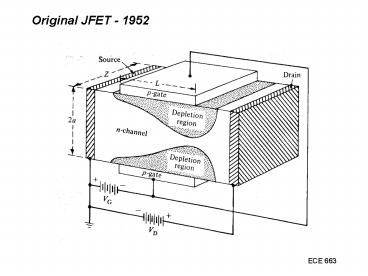 Original JFET 1952