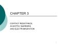 CONTACT RESISTANCE, PowerPoint PPT Presentation