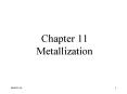 Chapter 11 Metallization PowerPoint PPT Presentation