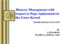 Memory Management with respect to Page replacement in the Linux Kernel PowerPoint PPT Presentation