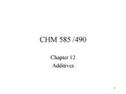 CHM 585 /490