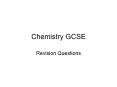 Chemistry GCSE PowerPoint PPT Presentation