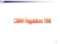 CIMAH Regulations 1996 PowerPoint PPT Presentation