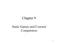 Static Games and Cournot Competition PowerPoint PPT Presentation