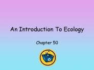 An Introduction To Ecology