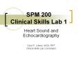 SPM 200 Clinical Skills Lab 1 PowerPoint PPT Presentation
