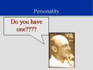 Personality