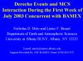 Derecho Events and MCS Interaction During the First Week of July 2003 Concurrent with BAMEX PowerPoint PPT Presentation