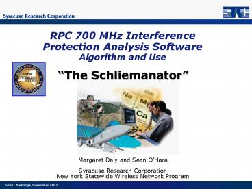 Margaret Daly and Sean OHara