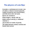 The physics of coin flips PowerPoint PPT Presentation