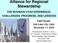 Alliance for Regional Stewardship THE ENVISION UTAH EXPERIENCE: CHALLENGES, PROGRESS, AND LESSONS PowerPoint PPT Presentation