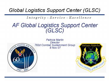 AF Global Logistics Support Center