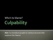 Culpability